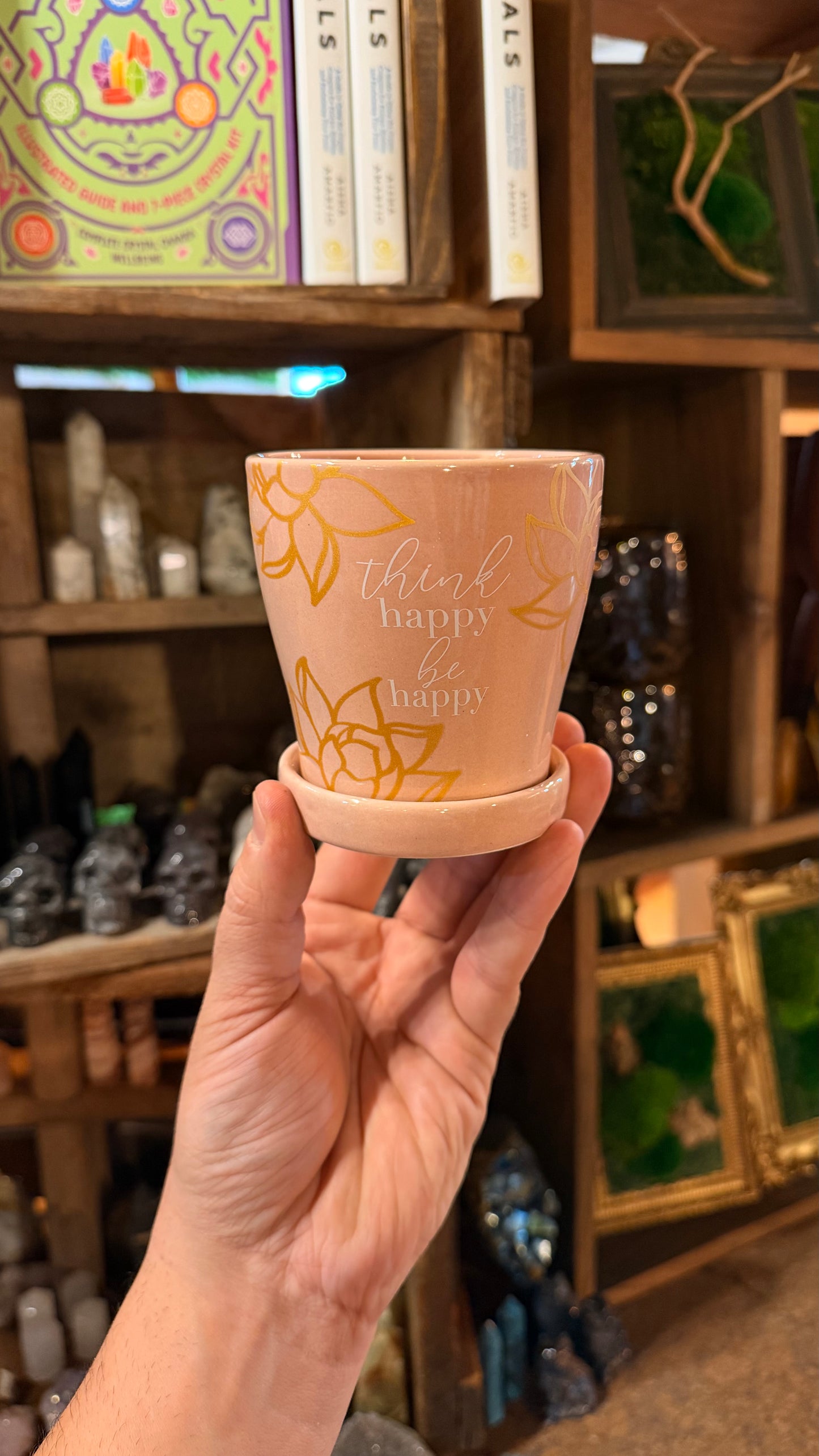 2.5” ‘Think Happy Be Happy’ Planter