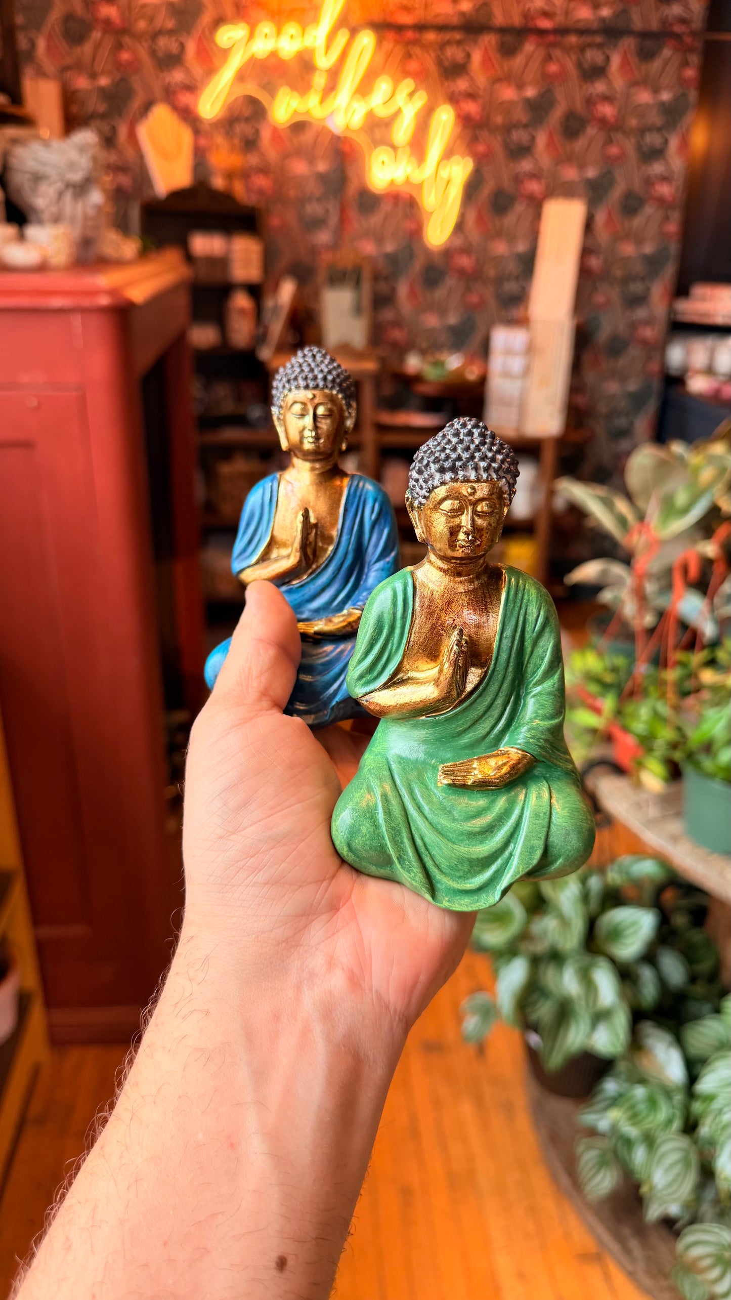 Small Golden Buddha Statue
