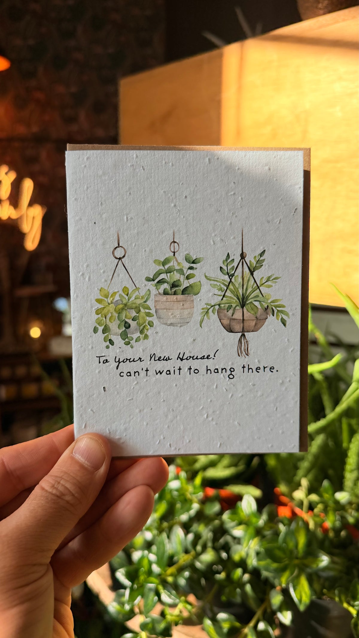 Plantable Cards - New House, Can’t Wait To Hang