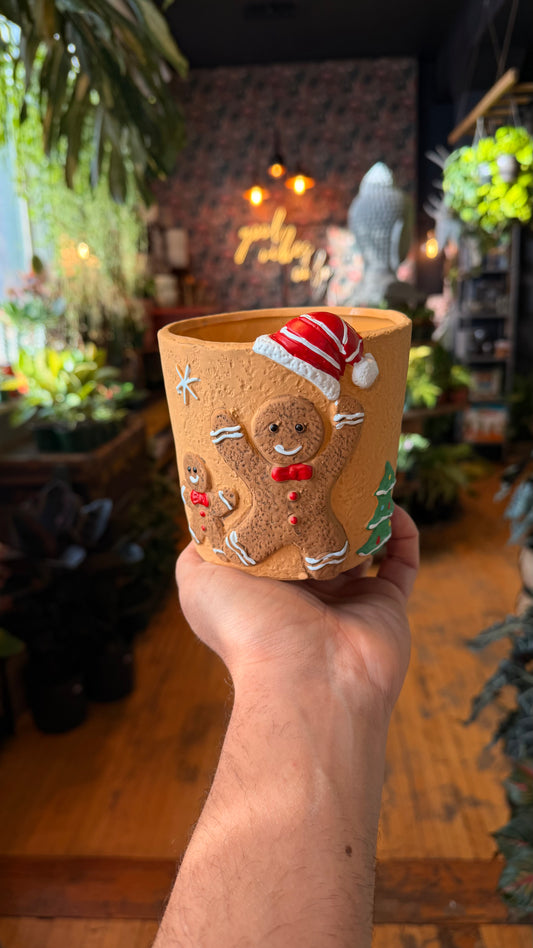 4” Gingerbread Festival Planter