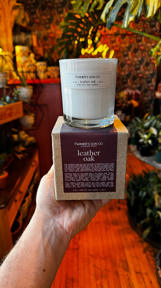 Farmer’s Son Co. - Leather Oak Candle