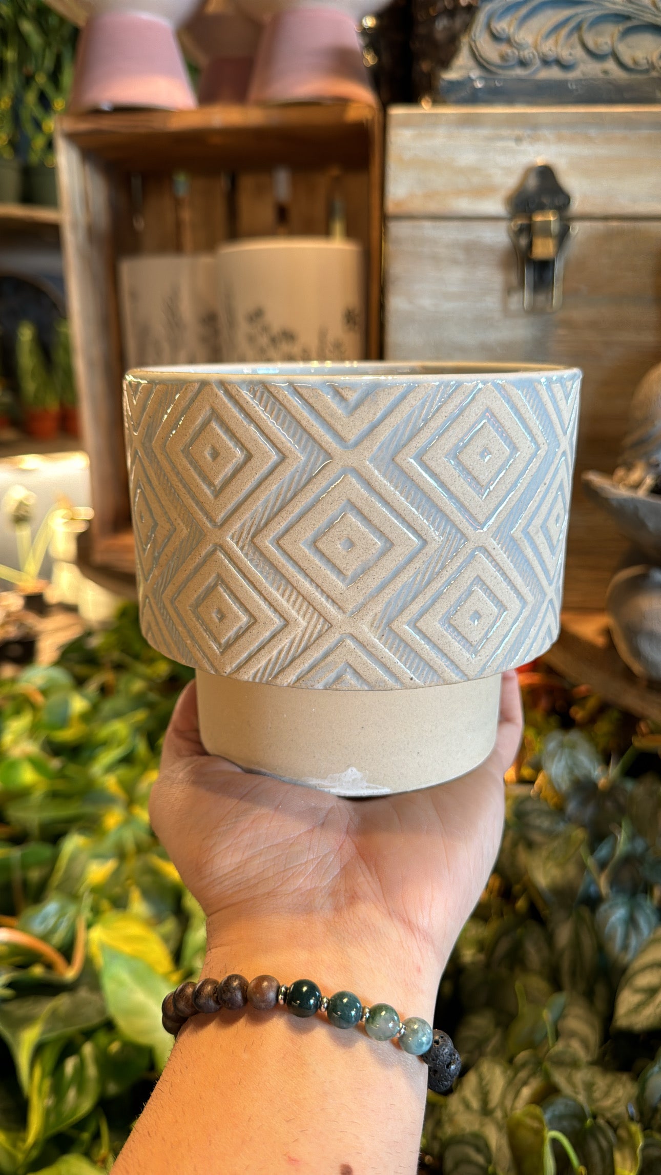 5” Retro Squares Planter