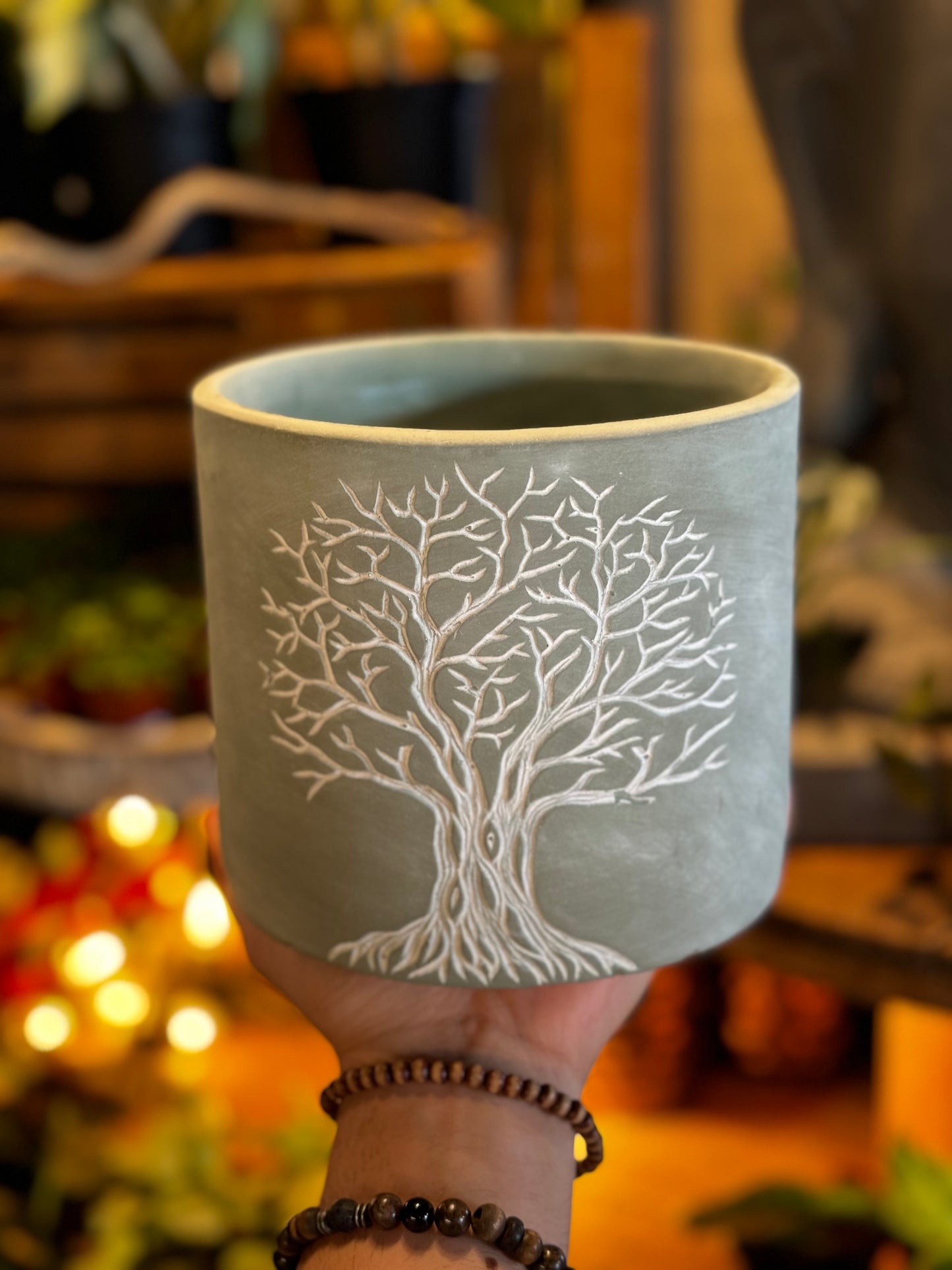 6.5” Tree of Life Planter