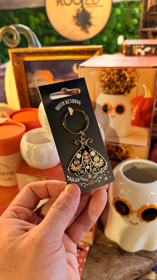 Mystical Moth Keychain