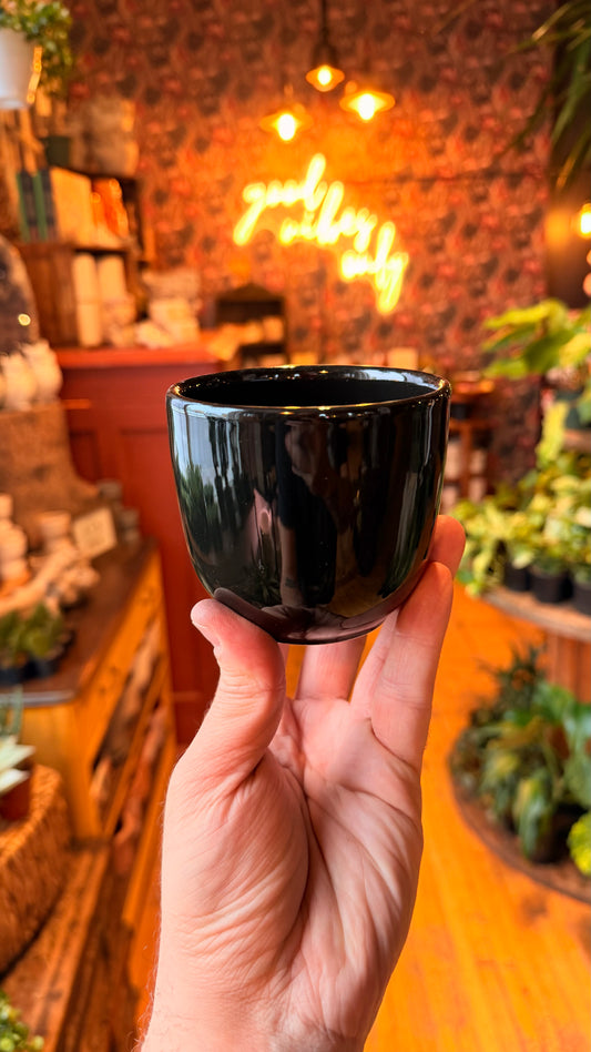 3” Lana Black Planter