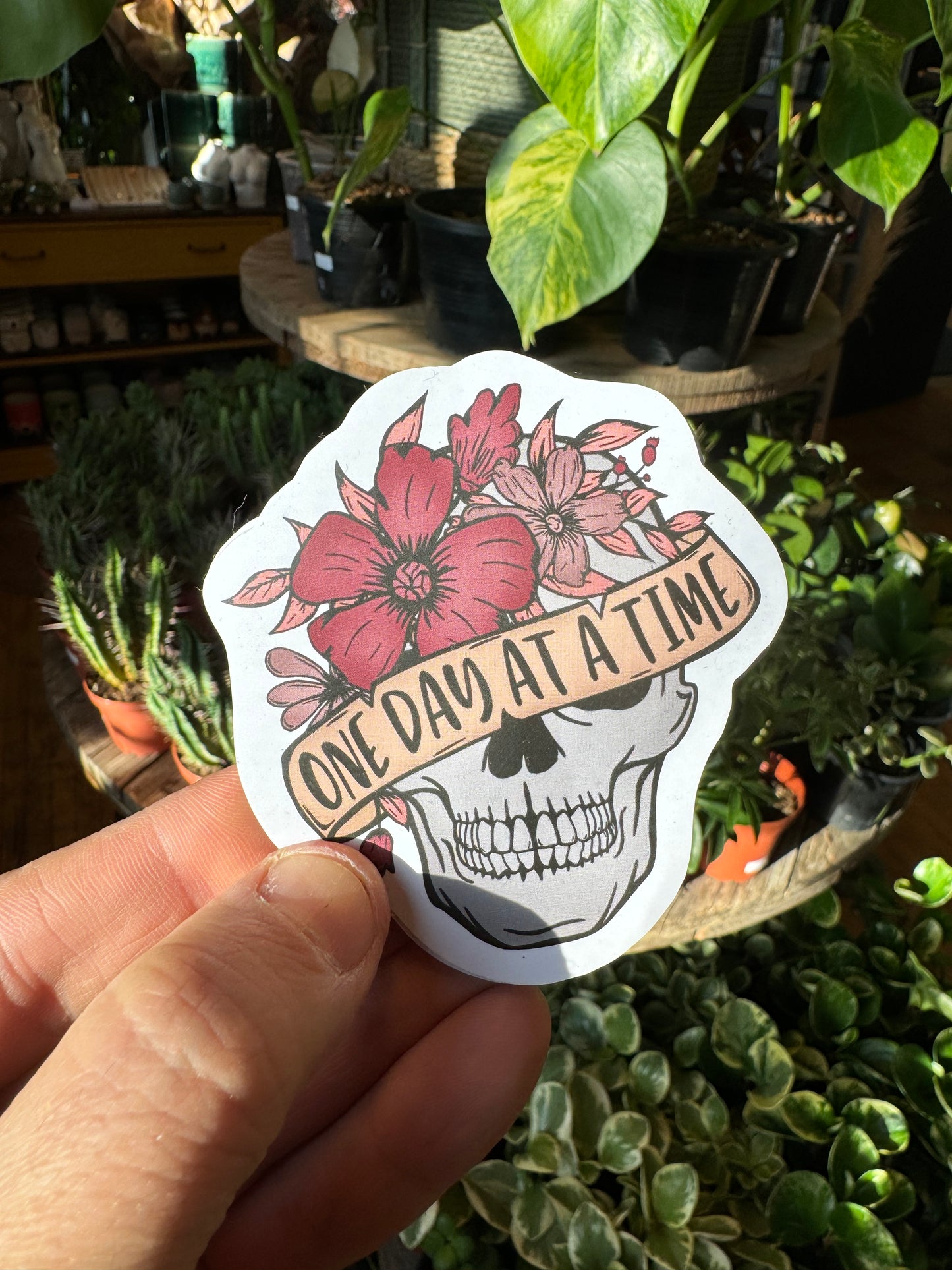 One Day At A Time Sticker