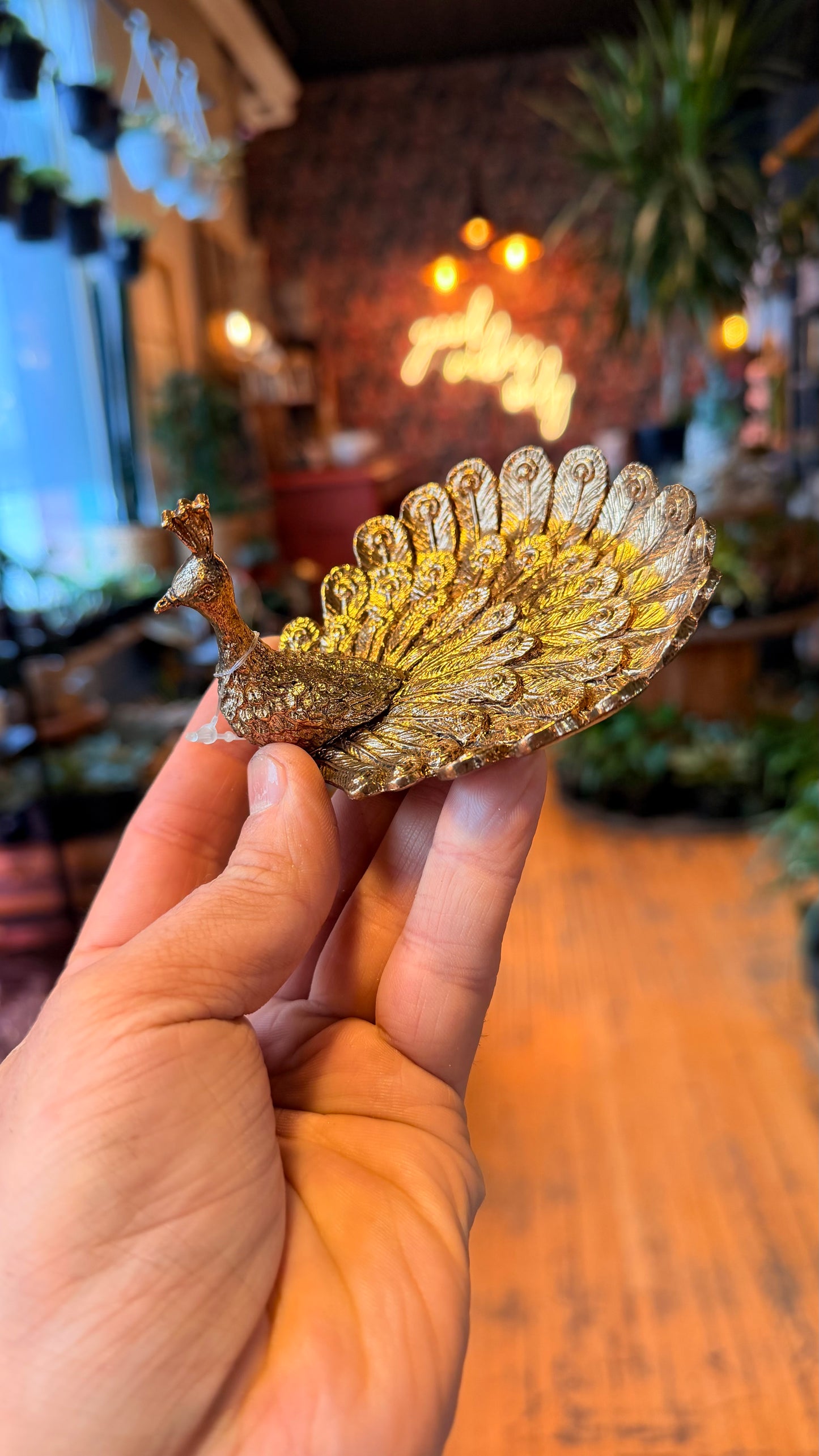 Peacock Trinket Tray