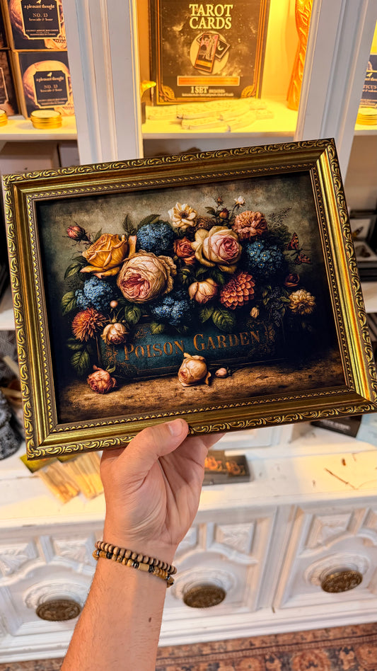 “Library of Poison Plants” Portrait Prints