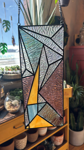 Artful Triangles Stained Glass