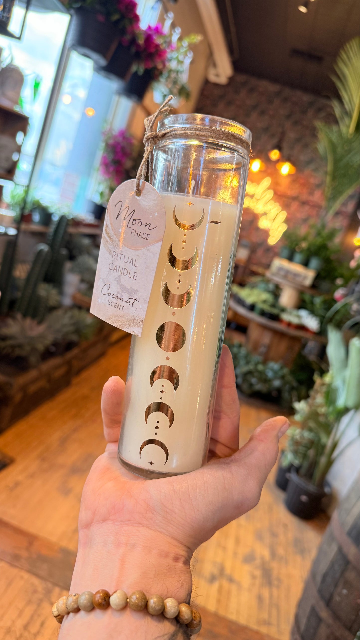 Moon Phases Ritual Candle