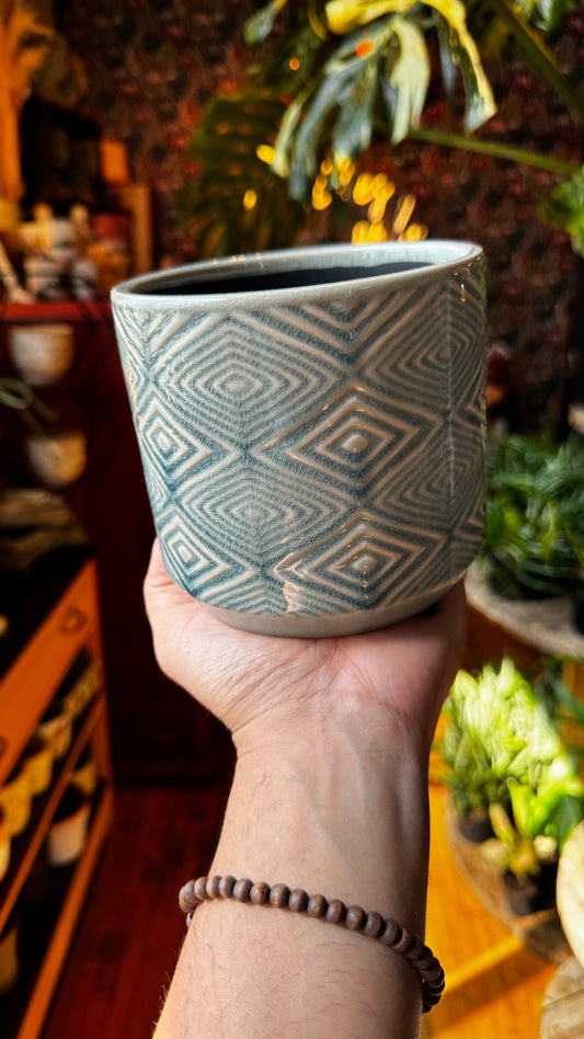 4.5” Hazed Planter