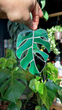 Monstera Leaf Stained Glass