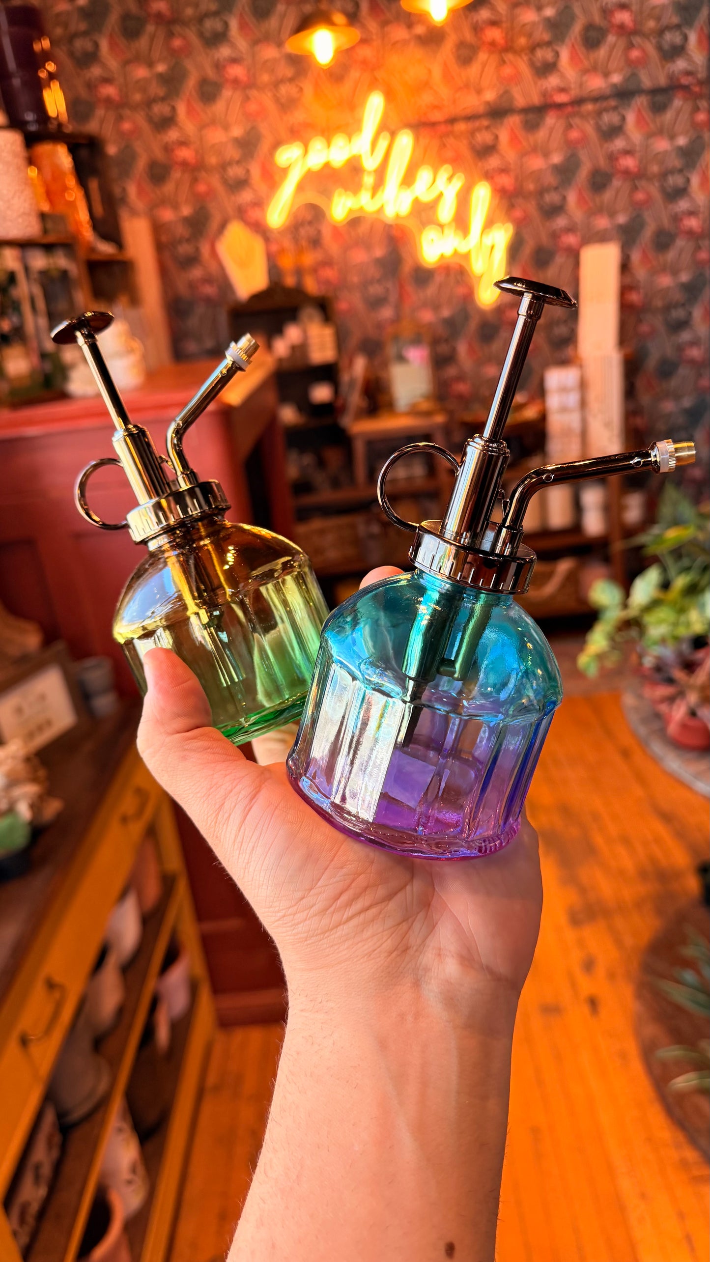 Glass Planter Mister