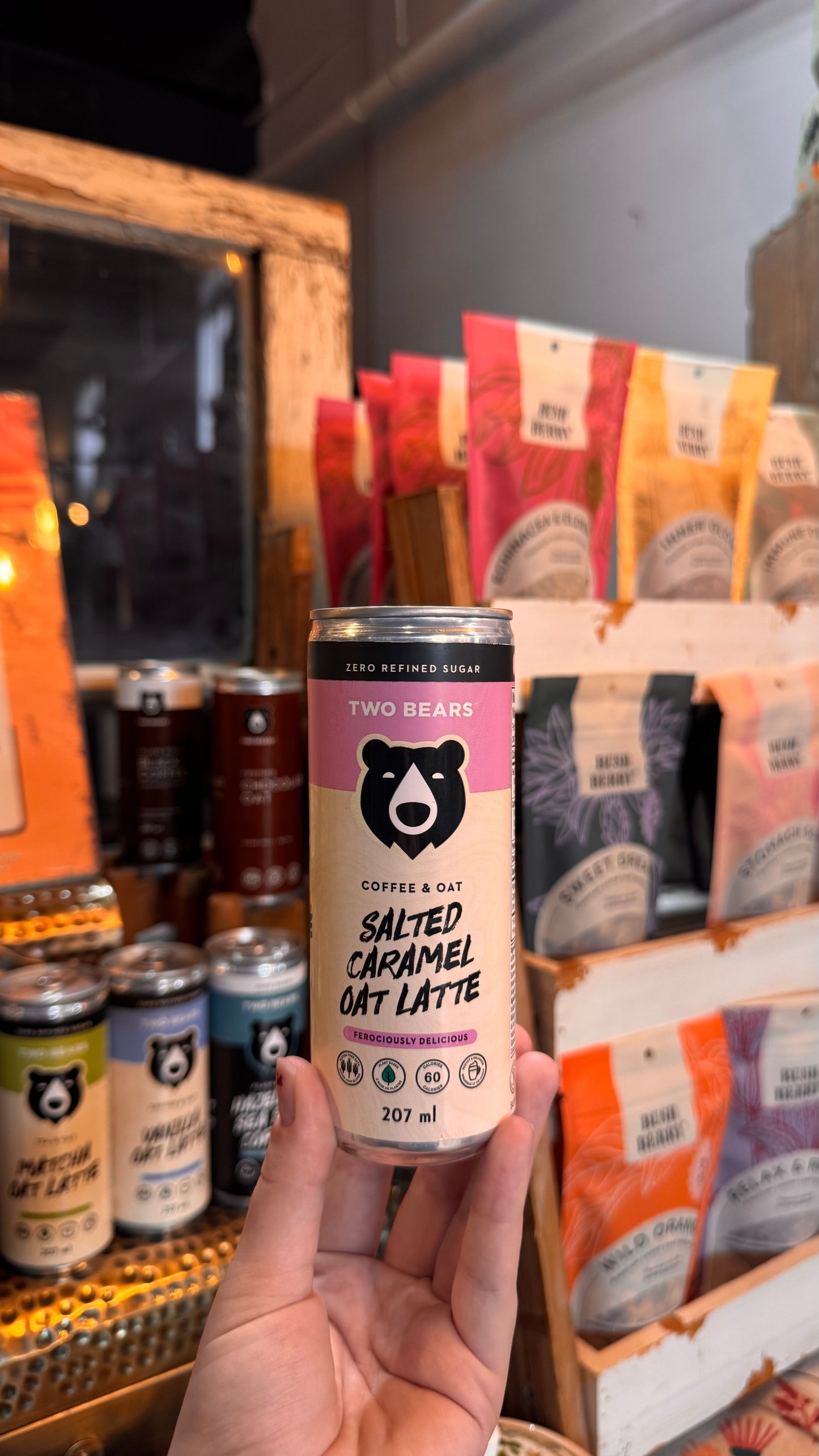 Two Bears Coffee - Salted Caramel Oat Latte