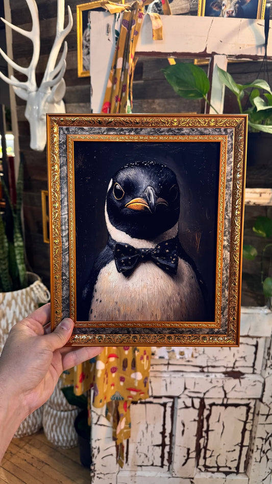 ‘Patrick the Penguin’ Portrait Print