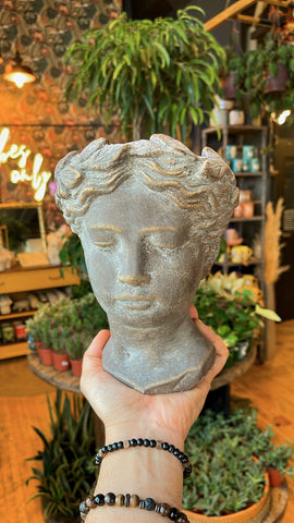 Bronze Goddess Planter