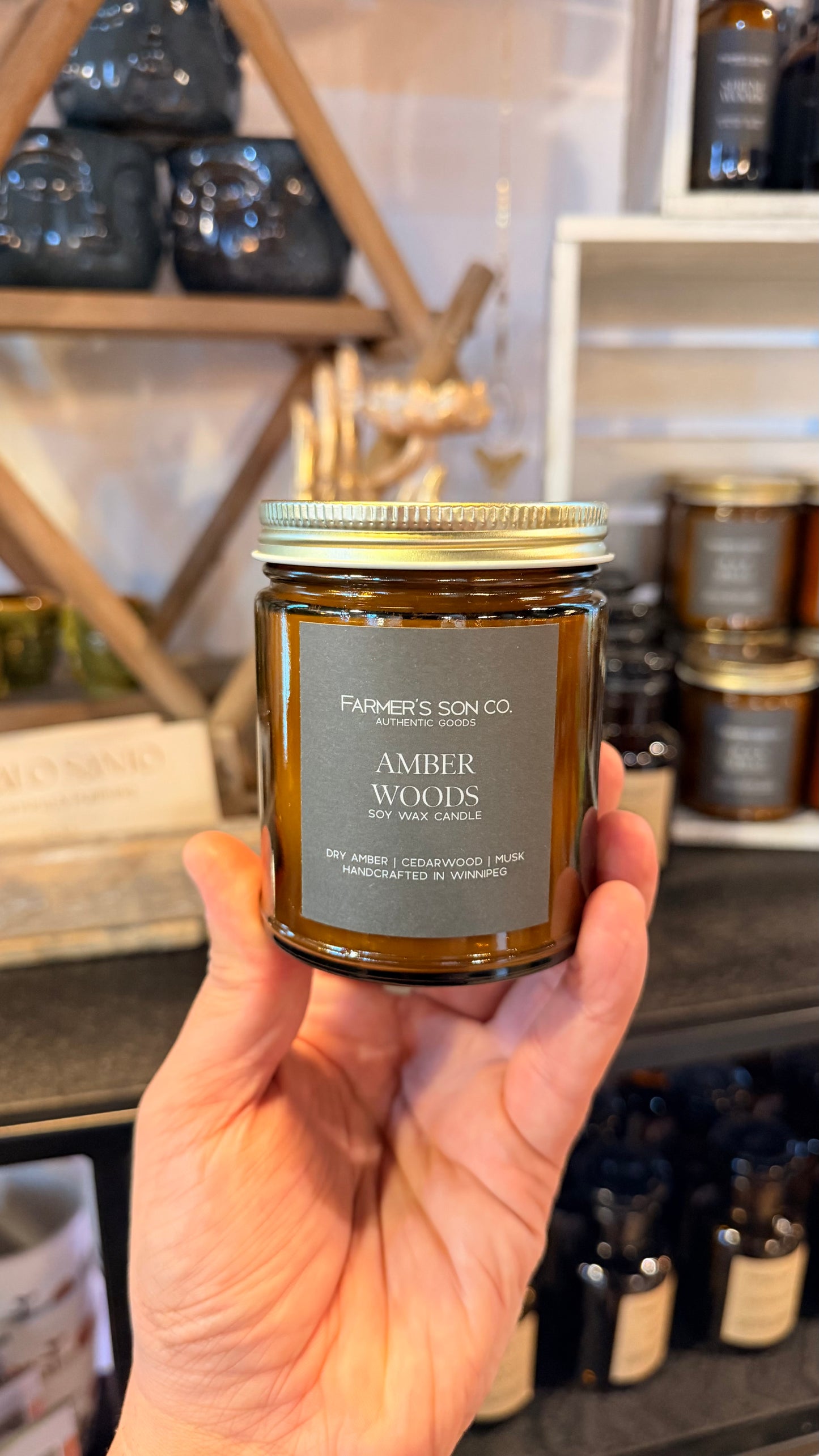 Farmer’s Son Co. - Amber Woods Candle