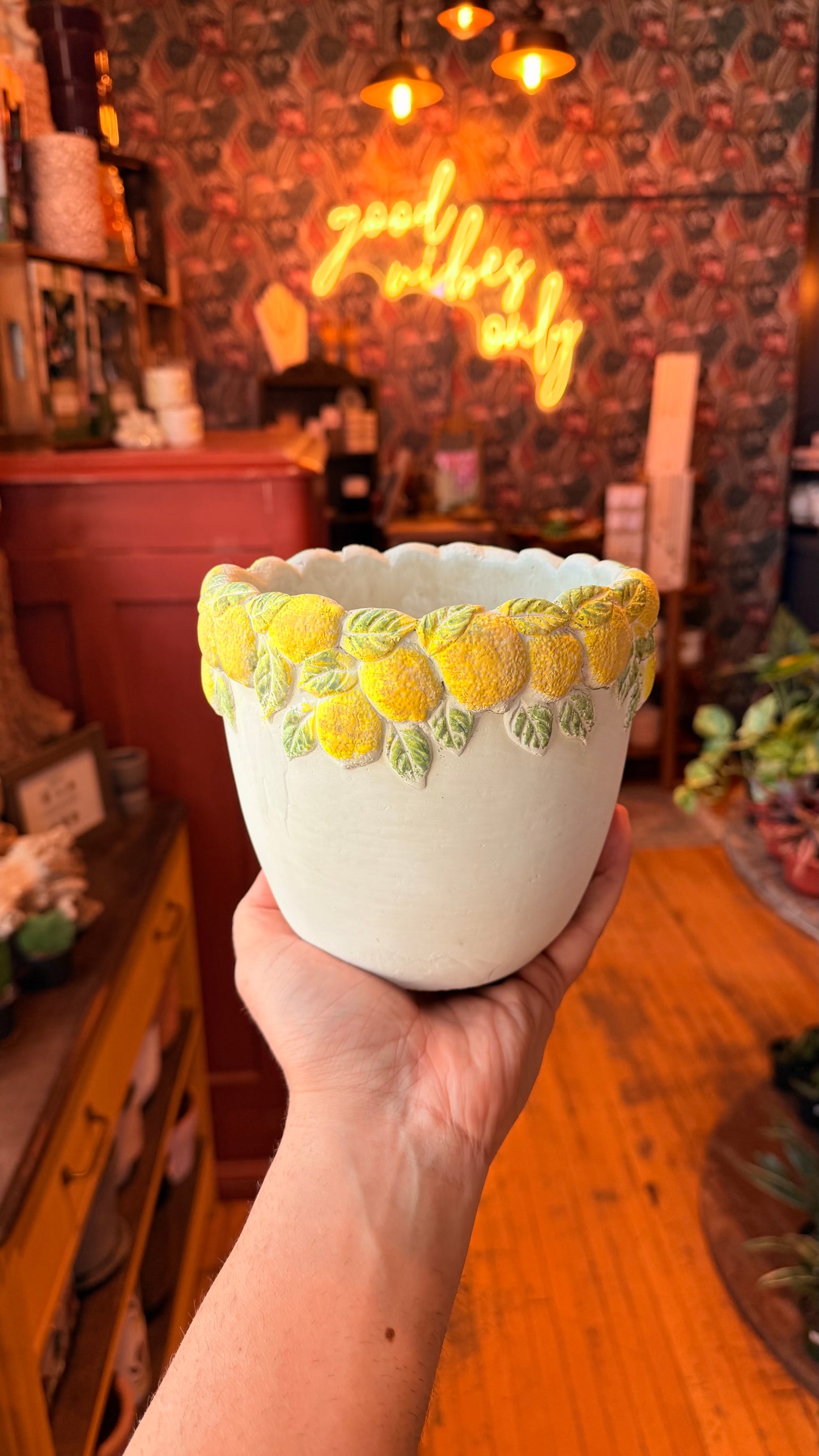 5.5” Lemon Heaven Planter