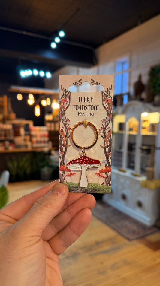 Mushroom Keychain
