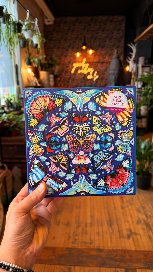 Butterfly Kaleidoscope - 500 Piece Puzzle