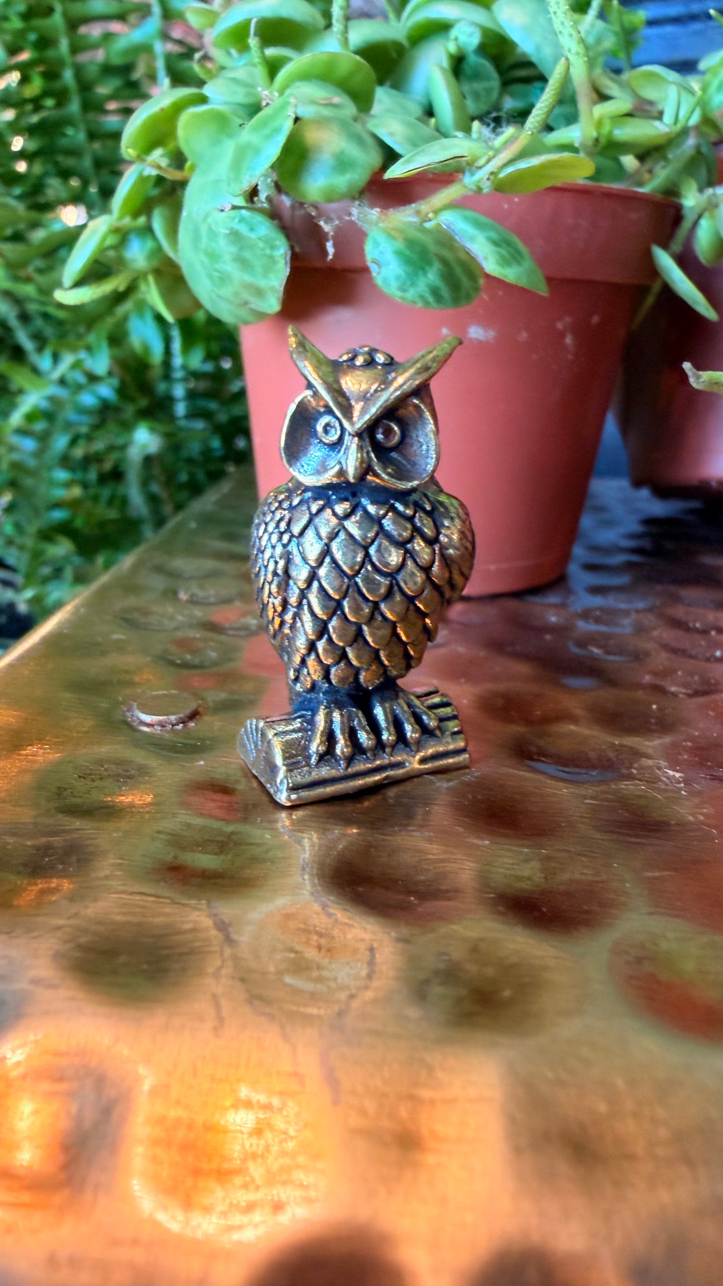 Olaf the Owl Brass Figurine