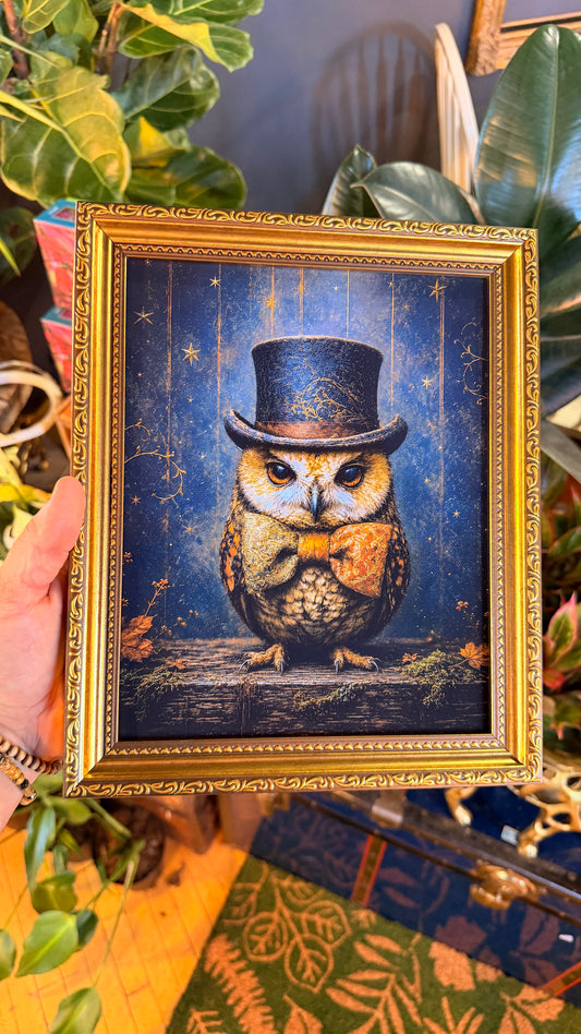 “Sir Hootington lll” Portrait Print