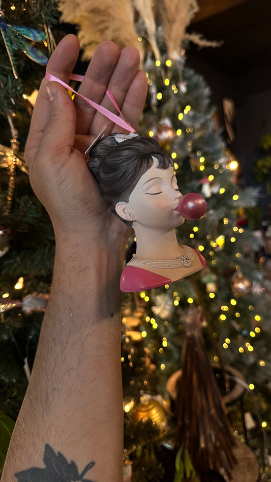 Bubble Gun Girl - Christmas Ornament