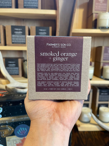Farmer’s Son Co. - Smoked Orange Ginger Candle