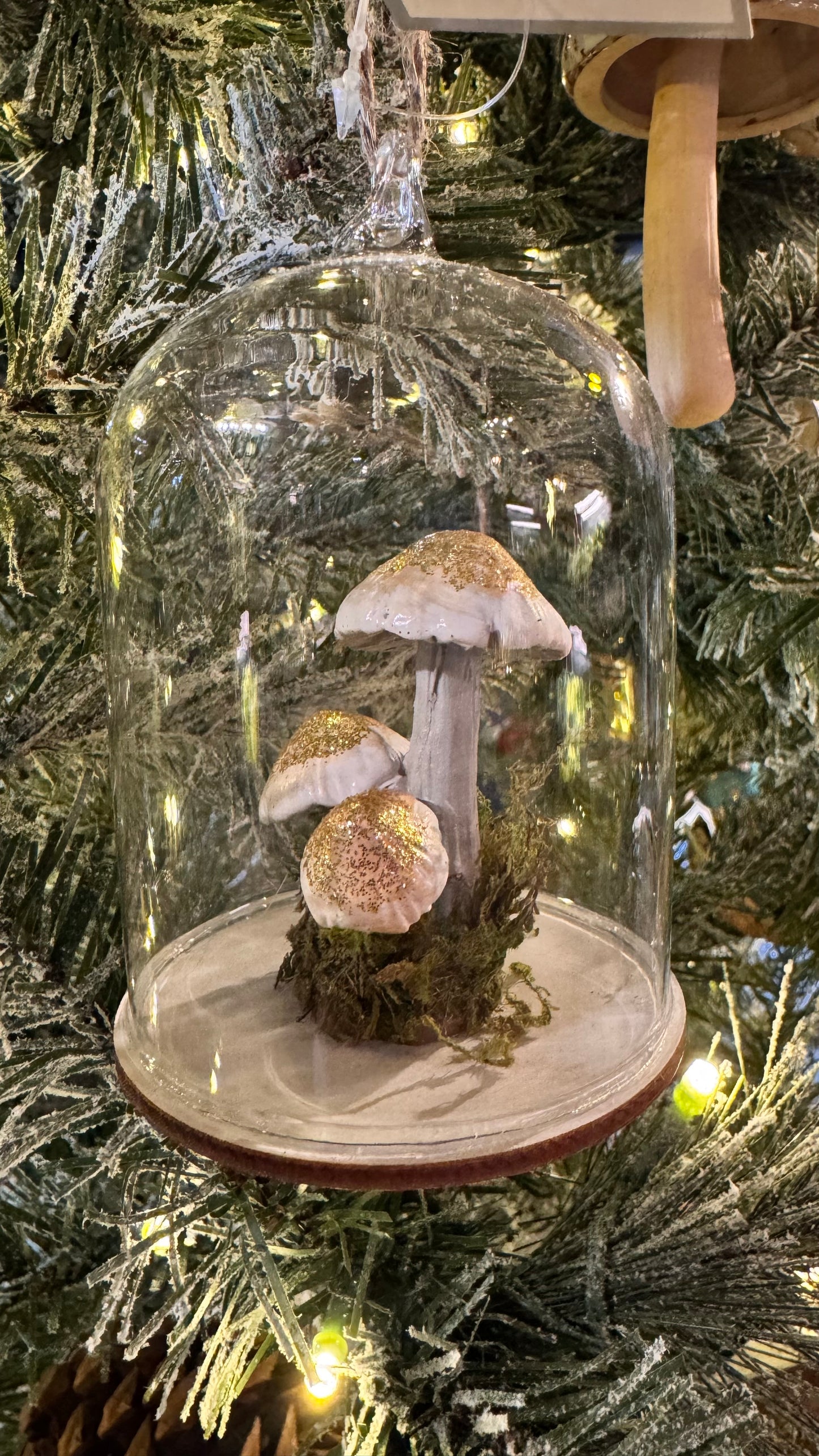 Mushroom Terrarium - Christmas Ornament