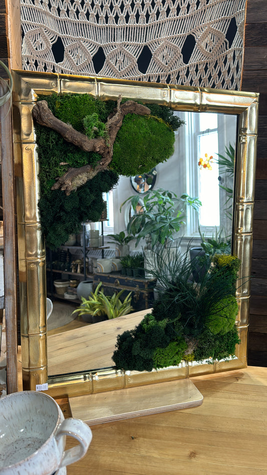 ‘Gold Lust’ Moss Mirror