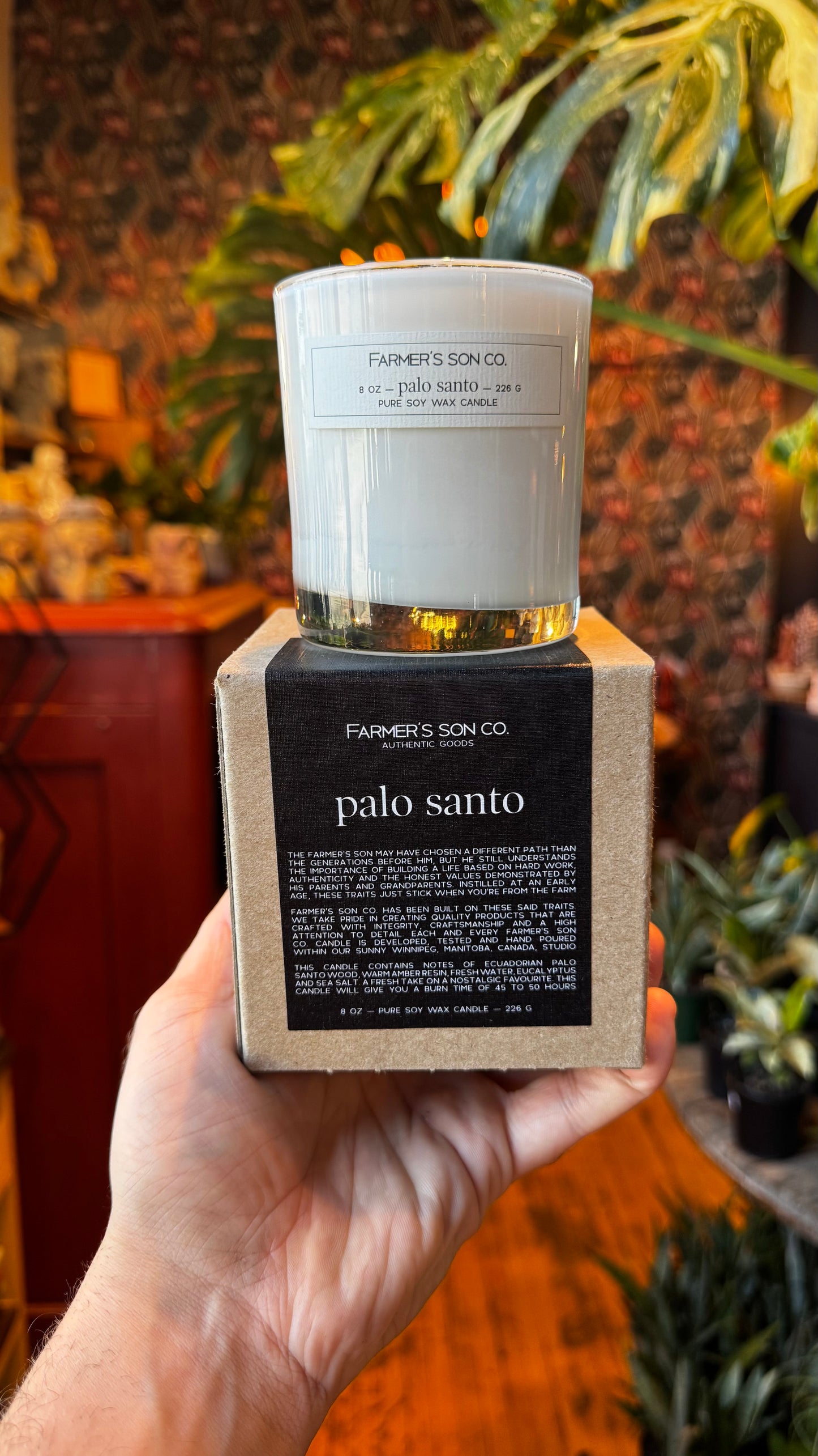 Farmer’s Son Co. - Palo Santo Candle