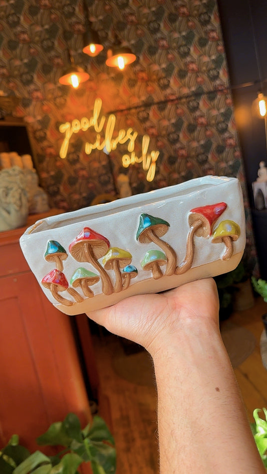 Long Forest Mushroom Planter