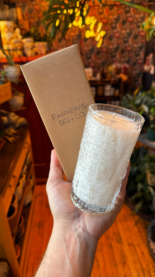 Farmer’s Son Co. - Fraiser Fir *LIMITED EDITION* Blown Glass Bark Container