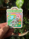 Recycling is Cool! Sticker