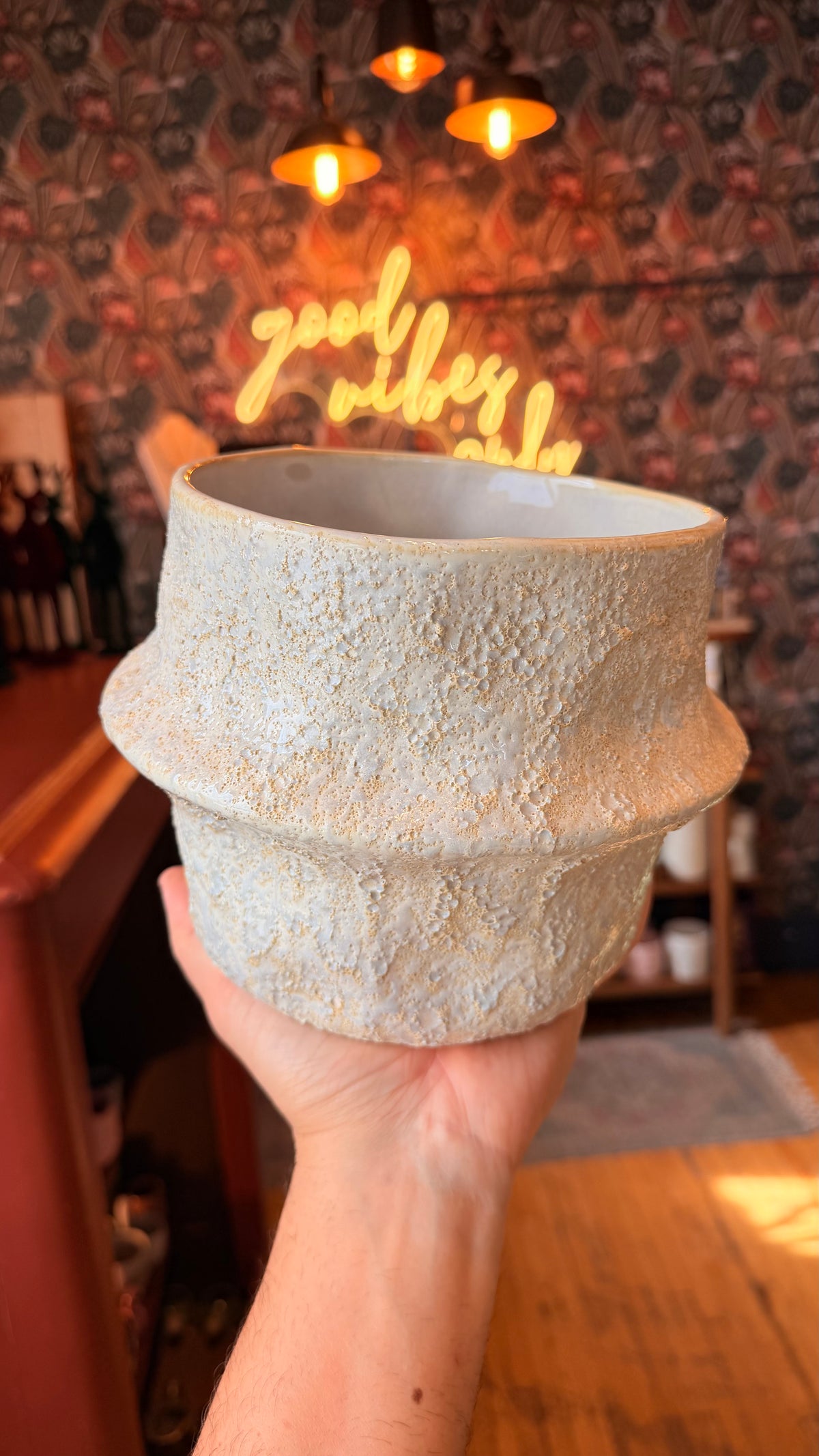 6.5” Handmade Stuico Planter