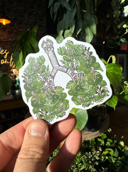 Plant Lungs Sticker