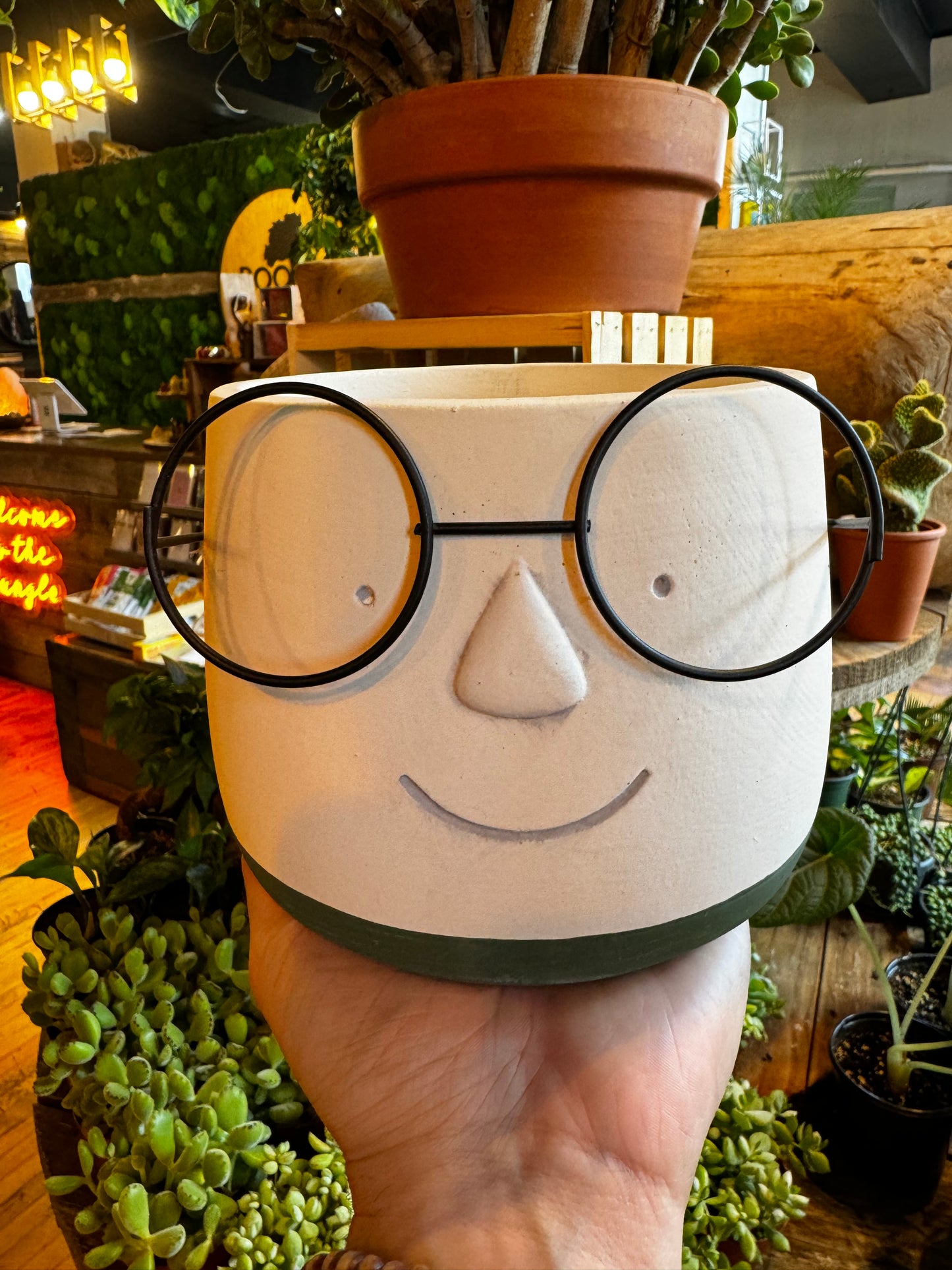 5” Glasses Planter