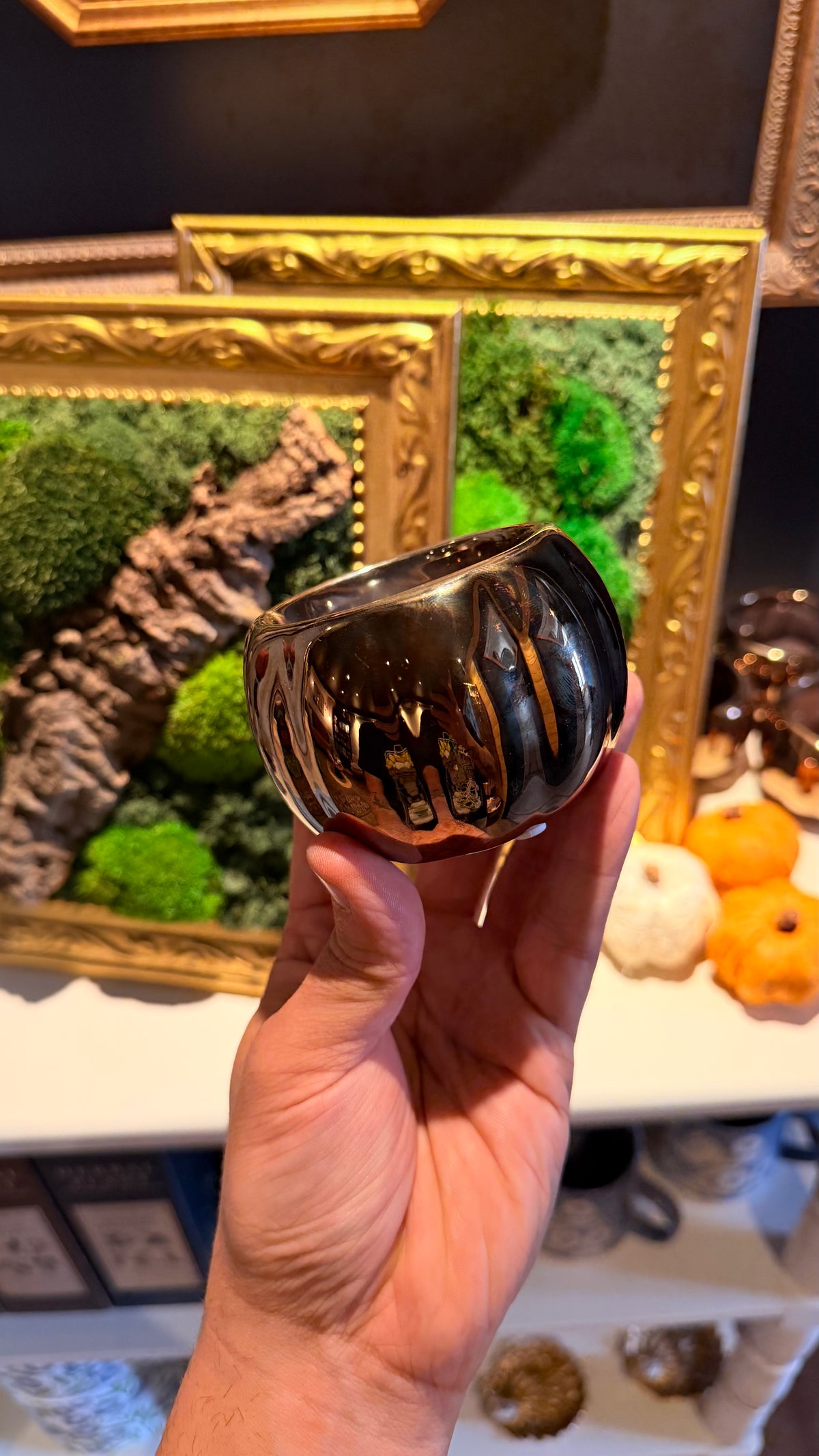 2.5” Copper Pumpkin Planter