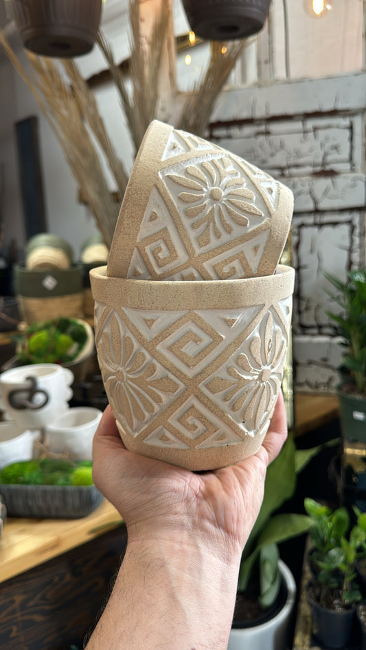 Brava Aztec Planter Collection