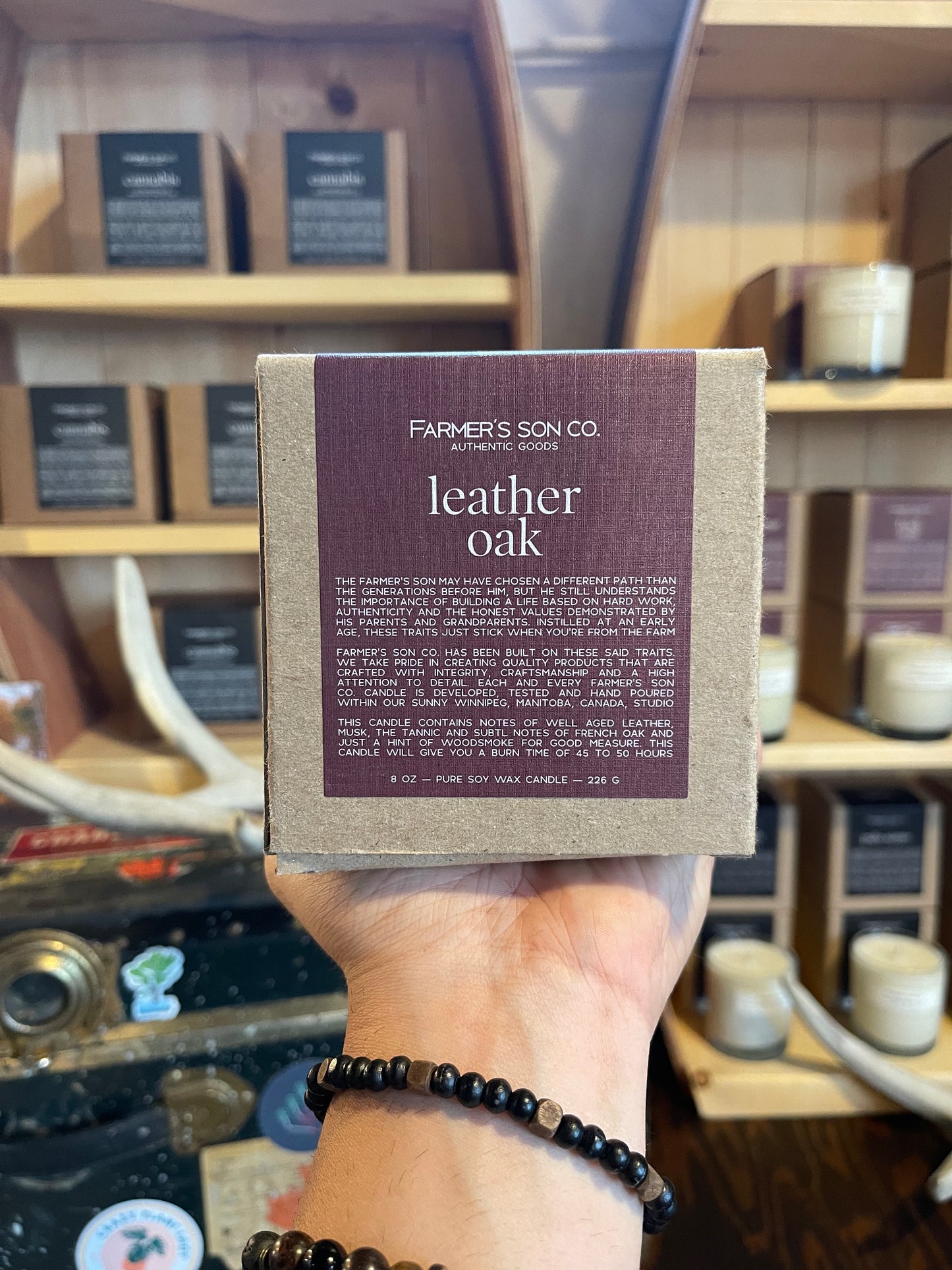 Farmer’s Son Co. - Leather Oak Candle