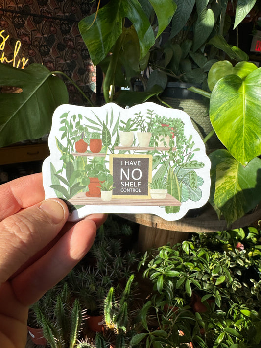 No Shelf Control Sticker