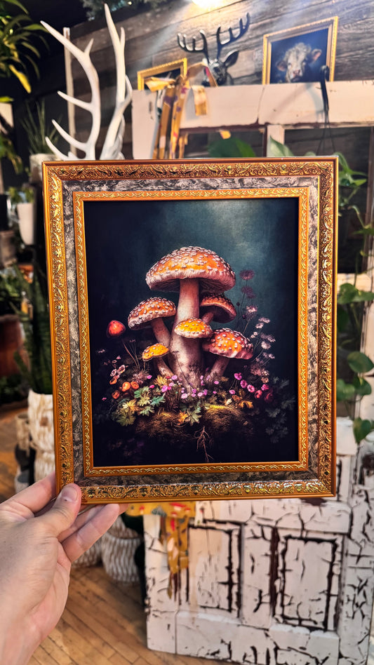 ‘Mushroom Forest’ Portrait Print