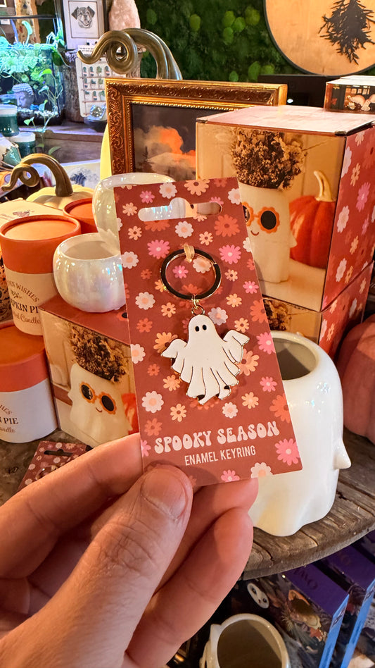 Ghastly Ghost Keychain