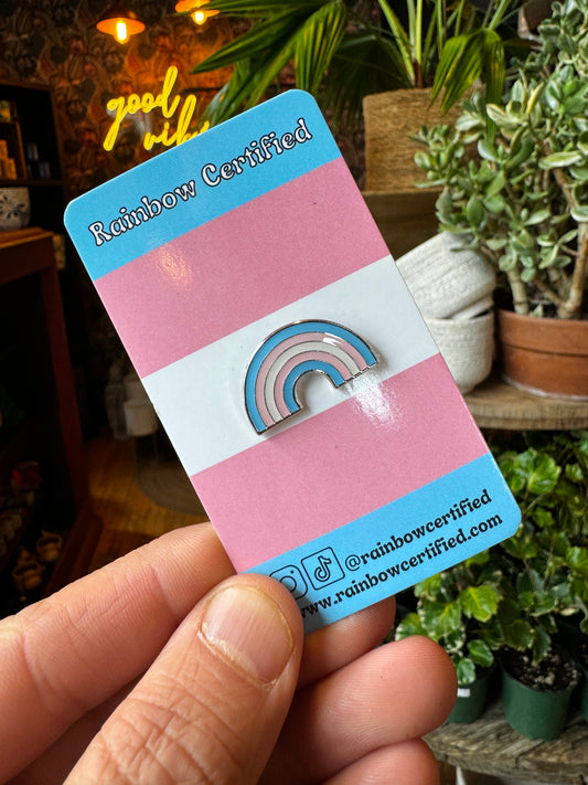 Trans Rainbow Pin