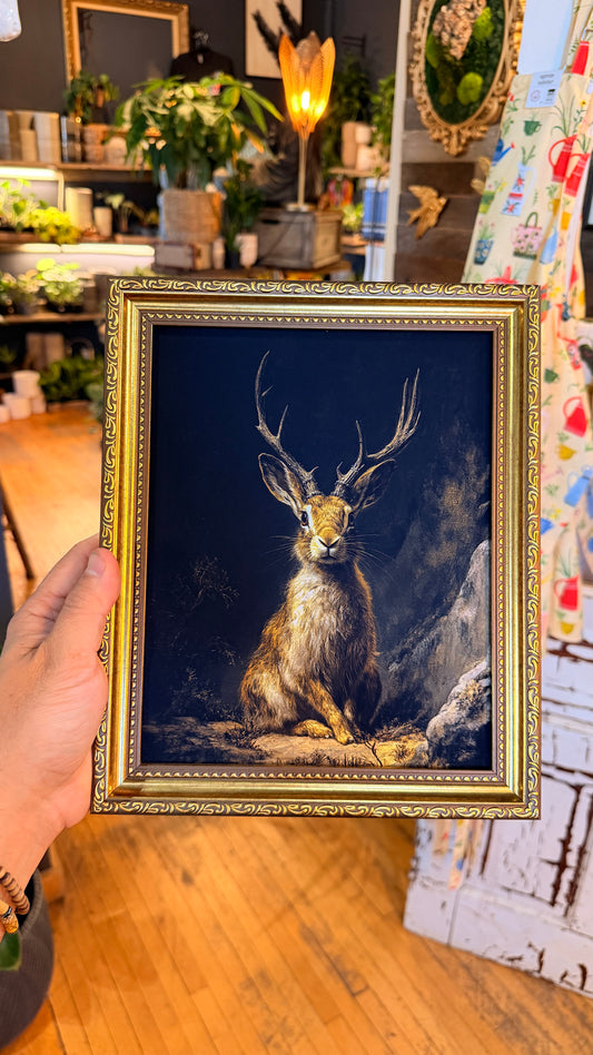 “Juniper the Jackalope” Portrait Print