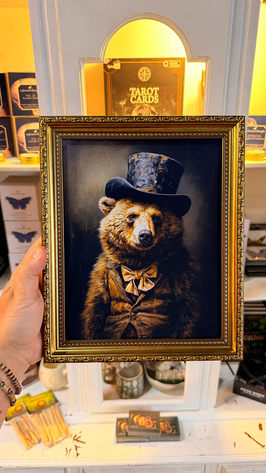 “Bernard the Bear” Portrait Print