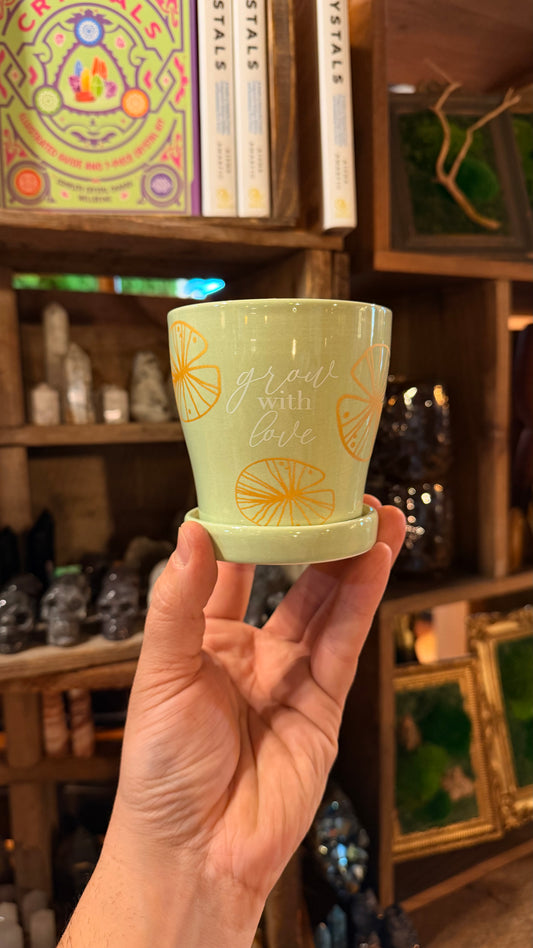 2.5” ‘Grow With Love’ Planter