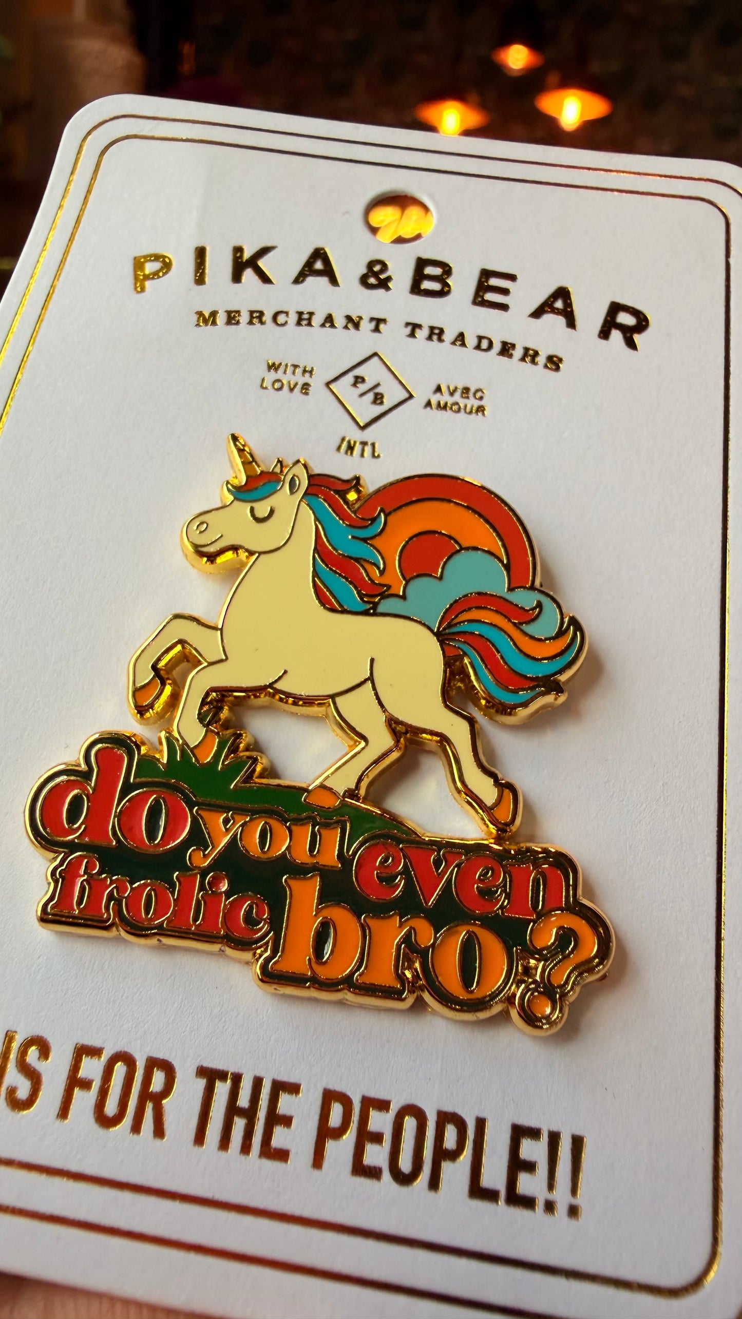 ‘Do you even Frolic Bro’ Pin