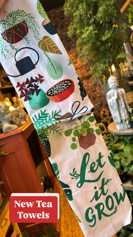 ‘Let it Grow’ Tea Towel