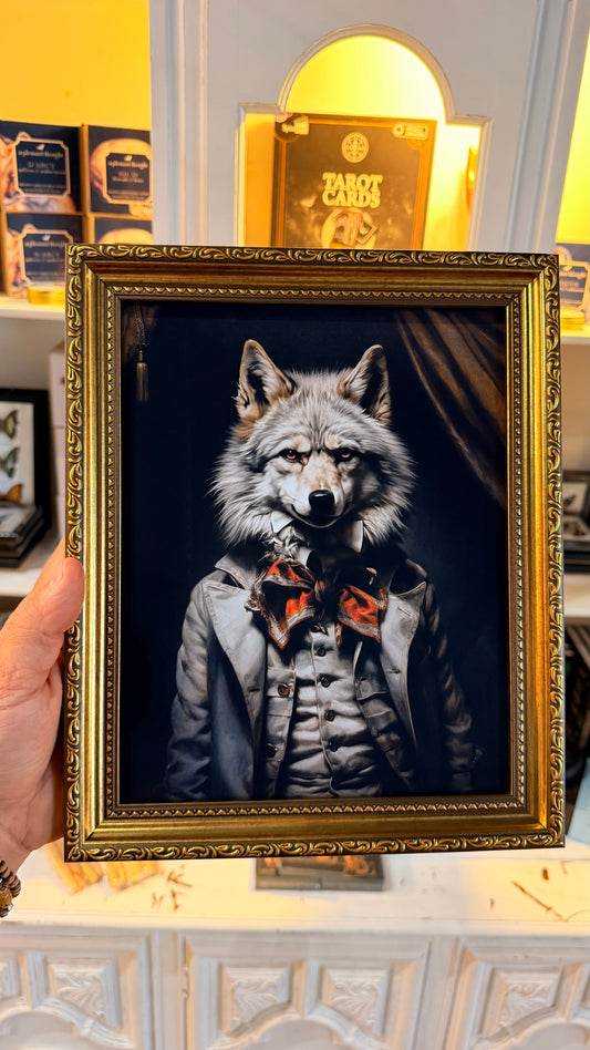 “Winston the Wolf” Portrait Print